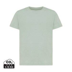 T-shirt pour enfants en coton recyclé IQONIQ Koli vert personnalisable – réf. T6100.023.56