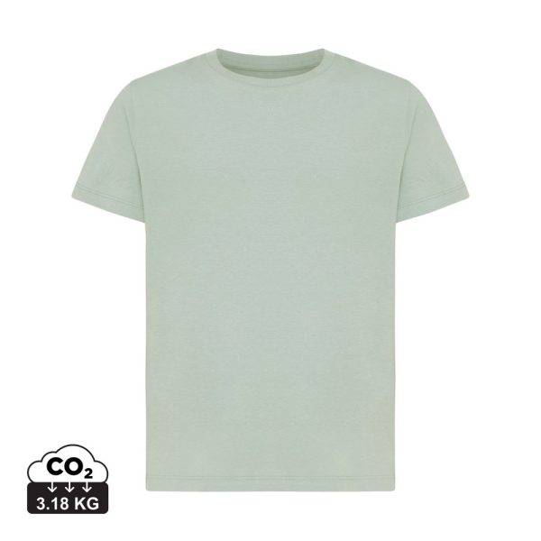 T-shirt pour enfants en coton recyclé IQONIQ Koli vert personnalisable – réf. T6100.023.78