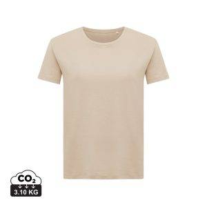T-shirt pour femmes en coton recyclé IQONIQ Yala beige personnalisable – réf. T4100.006.S