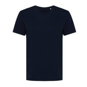 T-shirt pour femmes en coton recyclé IQONIQ Yala bleu personnalisable