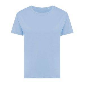 T-shirt pour femmes en coton recyclé IQONIQ Yala bleu personnalisable – réf. T4100.022.XXS