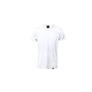 T-shirt RPET blanc personnalisable avec logo
