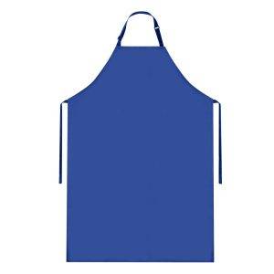 Tablier de cuisine bleu personnalisable avec logo