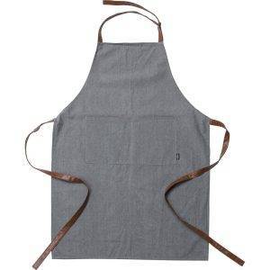 Tablier de cuisine RPET gris personnalisable avec logo