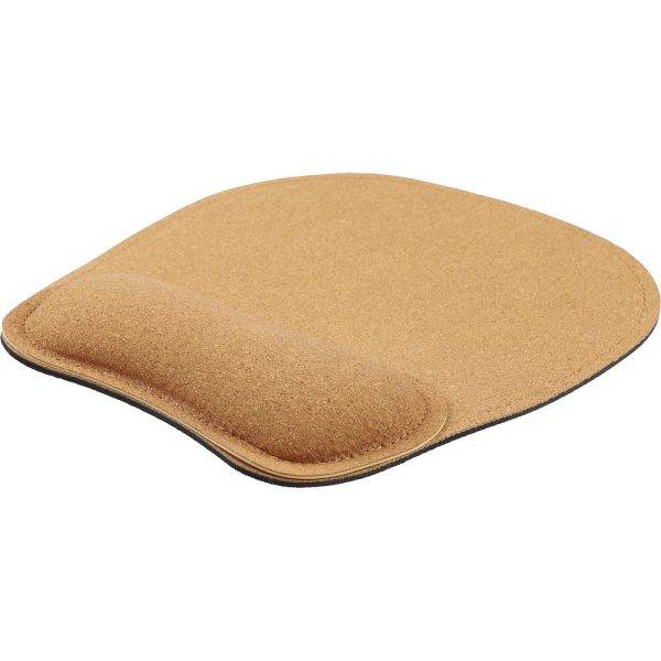 Tapis de souris brun personnalisable avec logo