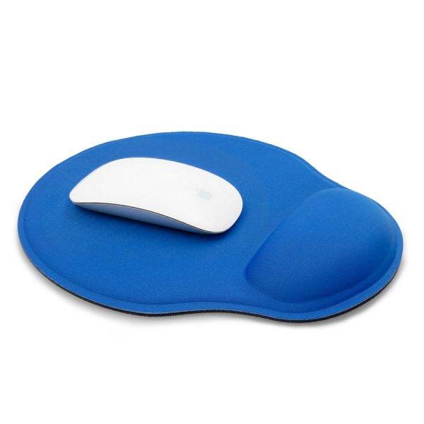 Tapis de souris Dario bleu personnalisable avec logo