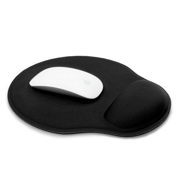 Tapis de souris Dario noir personnalisable avec logo