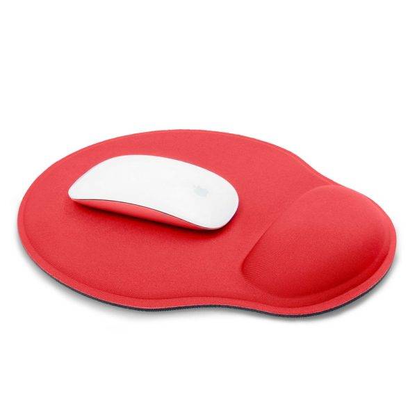 Tapis de souris Dario rouge personnalisable avec logo