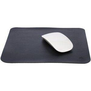Tapis de souris noir personnalisable avec logo