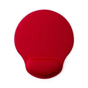 Tapis de souris rouge personnalisable avec logo
