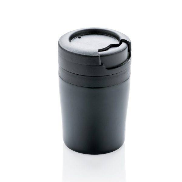 Tasse Coffee to go noir personnalisable avec logo