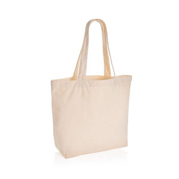 The Impact AWARE™ 240gsm recycled canvas shopper with personnalisable