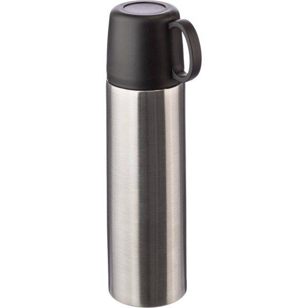 Thermos 500 ml argent personnalisable avec logo