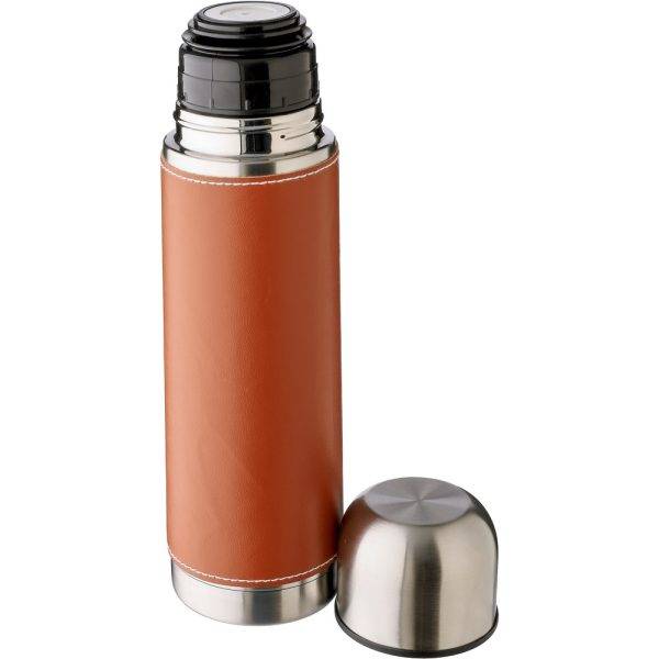Thermos 500 ml brun personnalisable avec logo