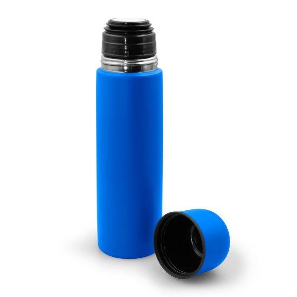 Thermos 500 ml Olympe bleu personnalisable avec logo