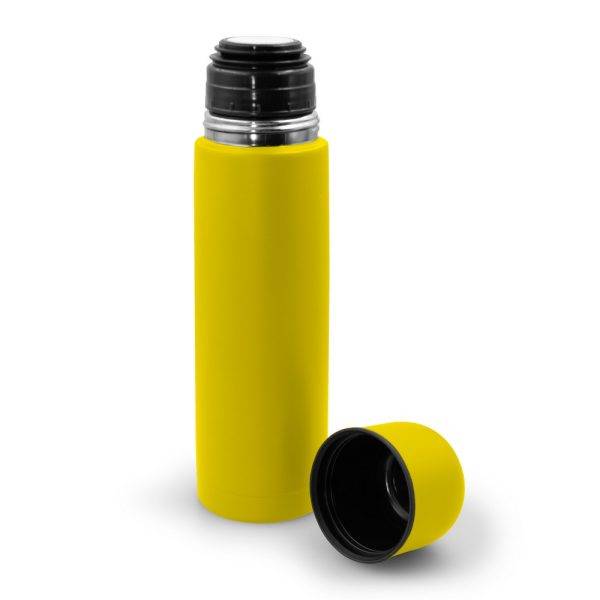 Thermos 500 ml Olympe jaune personnalisable avec logo