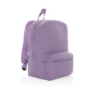 This 285 gsm recycled canvas backpack is a classic personnalisable