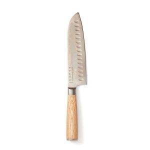 This Santoku knife is ideal for cutting meat and personnalisable
