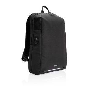This stylish carry-on laptop backpack is intended for personnalisable