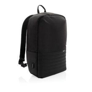 This Swiss Peak AWARE™ 15.6" laptop backpack with personnalisable