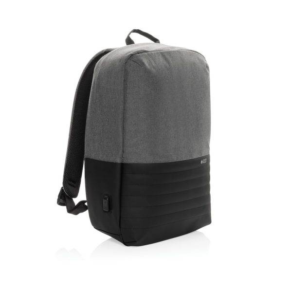 This Swiss Peak AWARE™ 15.6" laptop backpack with personnalisable – réf. P763.132