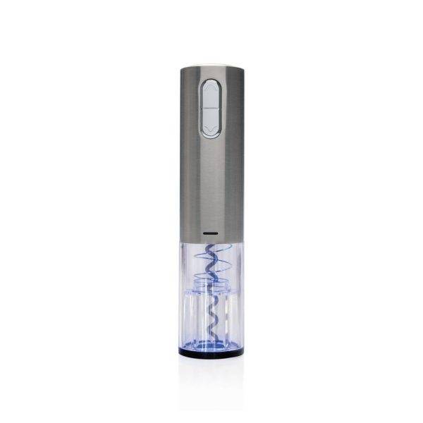 Tire-bouchon électrique - rechargeable USB gris personnalisable