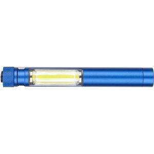 Torche COB bleu clair personnalisable avec logo