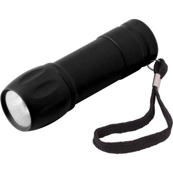 Torche COB noir personnalisable avec logo – réf. V7264-03