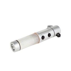 Torche de secours 1 LED, coupe-ceinture, marteau personnalisable