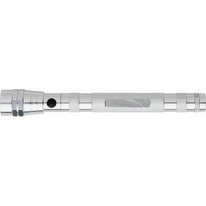 Torche télescopique, 3 LED argent personnalisable avec logo