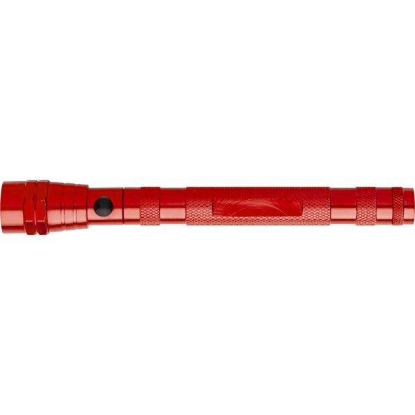 Torche télescopique, 3 LED rouge personnalisable avec logo