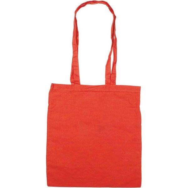 Tote bag, coton orange personnalisable avec logo
