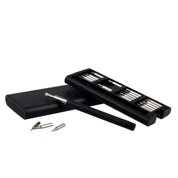 Tournevis, 24 pièces | Charlotte noir personnalisable avec logo