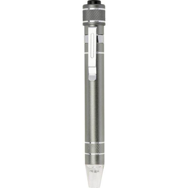 Tournevis avec lumière gris personnalisable avec logo