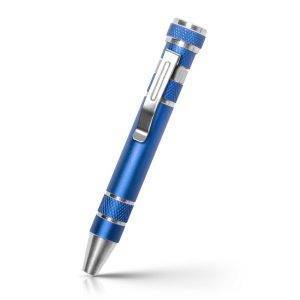 Tournevis Tate bleu personnalisable avec logo
