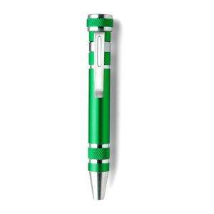 Tournevis vert claire personnalisable avec logo