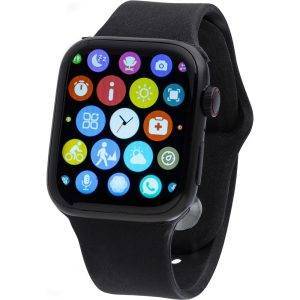 Tracker d'activité, montre multifonction sans fil noir personnalisable – réf. V1221-03