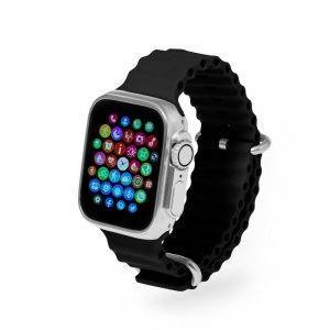 Tracker d'activité, montre multifonction sans fil noir personnalisable
