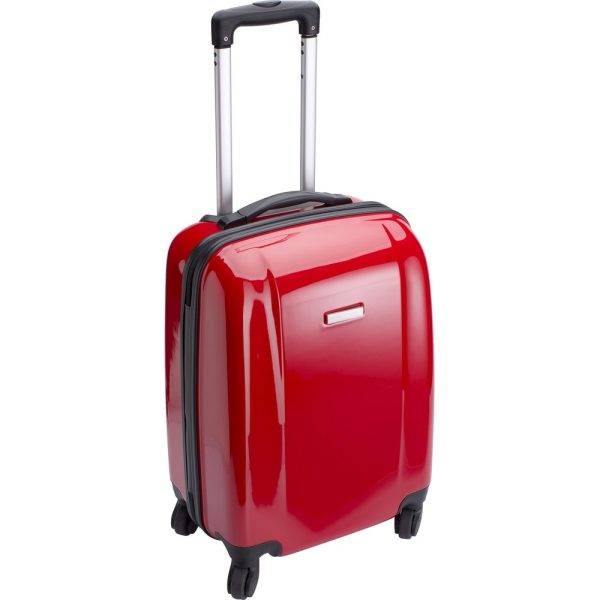 Trolley rouge personnalisable avec logo