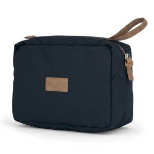 Trousse à maquillage en RPET B'RIGHT | Zoe bleu marine personnalisable