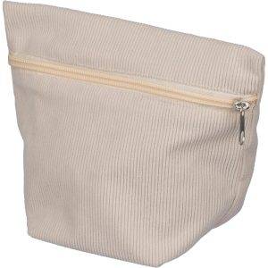 Trousse de toilette beige personnalisable avec logo – réf. VB164-20
