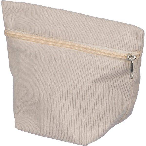 Trousse de toilette beige personnalisable avec logo – réf. VB164-20