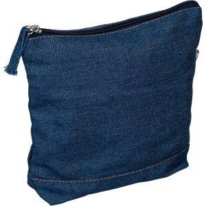 Trousse de toilette bleu personnalisable avec logo