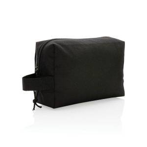 Trousse de toilette en rPET Impact AWARE™ noir personnalisable