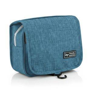 Trousse de toilette | Gloria bleu personnalisable avec logo