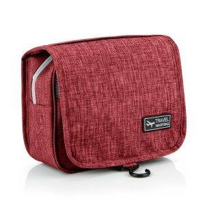 Trousse de toilette | Gloria bordeaux personnalisable avec logo