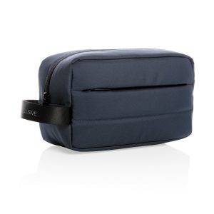 Trousse de toilette Impact en rPET AWARE™ bleu personnalisable