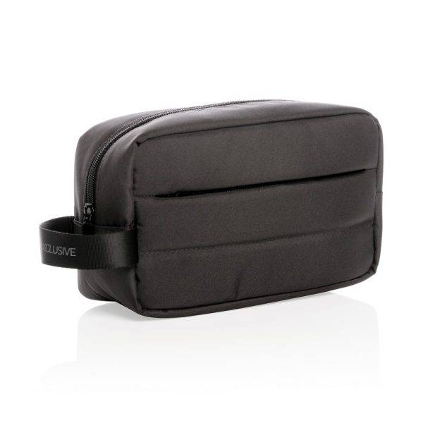 Trousse de toilette Impact en rPET AWARE™ noir personnalisable