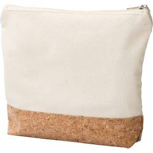 Trousse de toilette kaki personnalisable avec logo