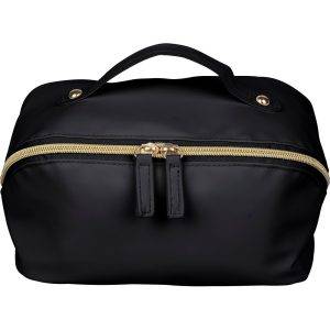 Trousse de toilette noir personnalisable avec logo